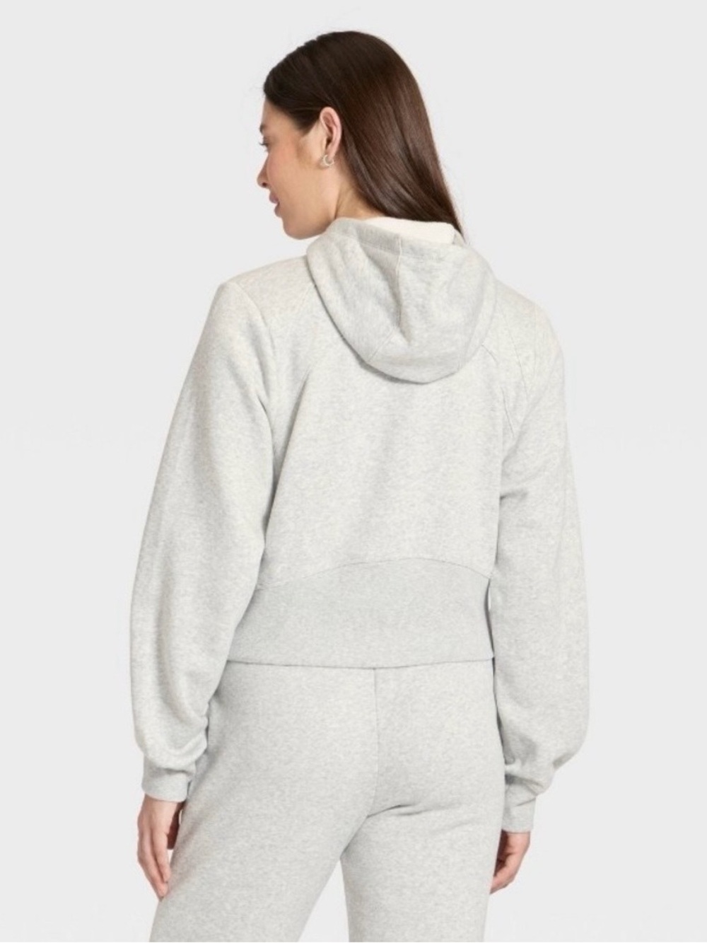 Women's Fleece Full Zip Hooded Sweatshirt - All in Motion™ - Picture 2 of 5